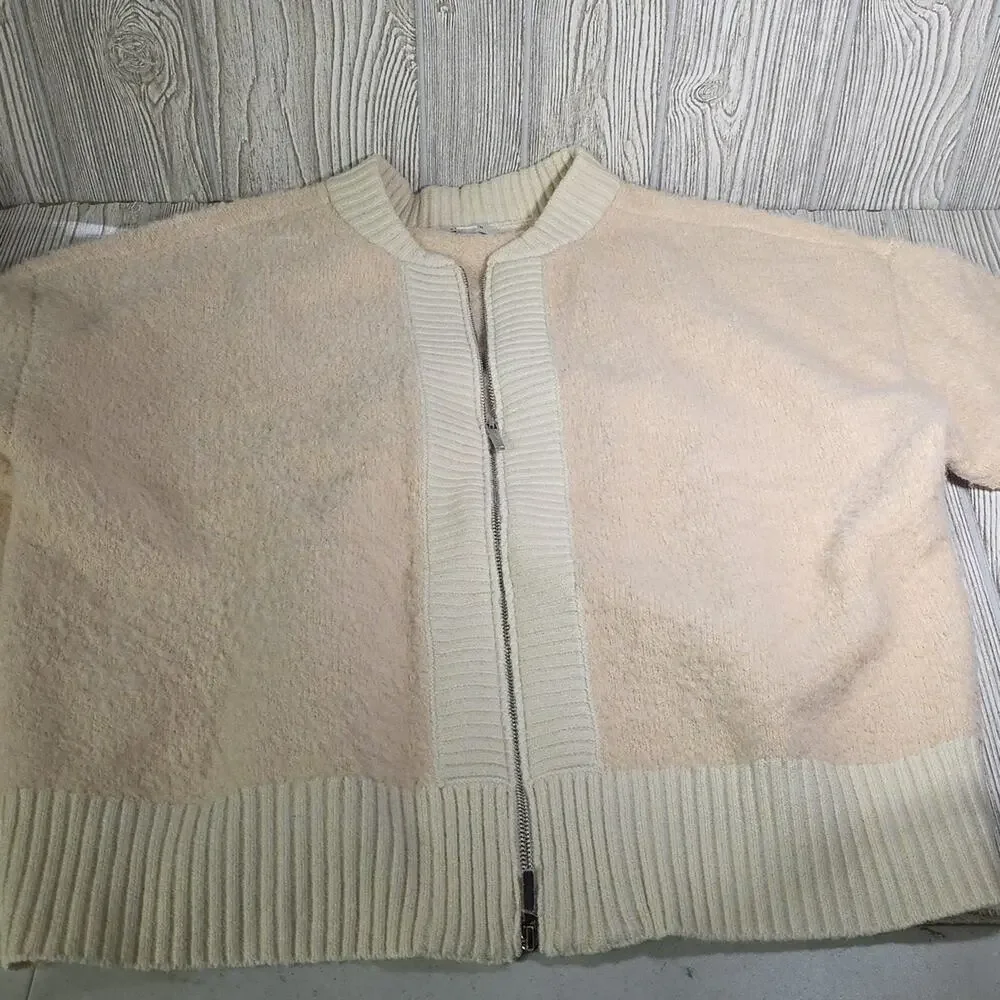 On 34th Booucle Cozy Bomber Jacket Womens Size 3X